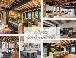 1001 Idees Pour Integrer La Poutre Apparente Dans Son Interieur Cuisine Style Industriel Poutres Apparentes Renovation Escalier Bois
