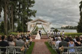 Outdoor Wedding Ceremony At The Beautiful Cypress Grove Park Orlando Fl Jar Studio Phot Orlando Wedding Orlando Wedding Photographer Outdoor Wedding Ceremony