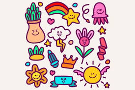 Led by designers maisie benson and holly kielty, the illustrated stickers that blend with each supermarket's branding urge shoppers to. Cartoon Kawaii Doodle Sticker Design Graphic By Akhmadmutohar83 Creative Fabrica