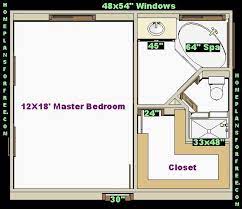 342 sf primary suite total: Small Master Bedroom With Walk In Closet And Bathroom Floor Plans Novocom Top
