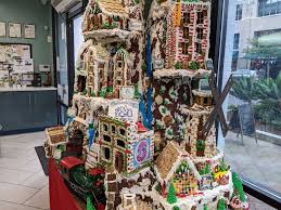 This one sure takes being creative with gingerbread to another level!! Today You Should See The Best Dang Gingerbread Village In Long Beach The Hi Lo