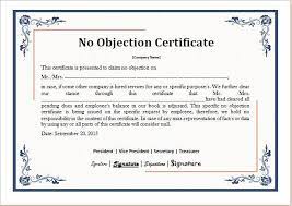 Noc certificate format creative images. 21 No Objection Certificate Templates Free Printable Word Pdf Free Certificate Templates Certificate Templates Templates Printable Free