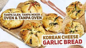 Korean Cheese Garlic Bread Korean Garlic Bread Youtube Roti Garlic Kue