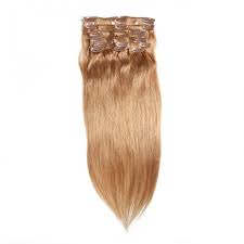 Unice 115g 27 Platium Blonde Clip In Hair Cheap Virgin Hair Extensions 8pcs Set