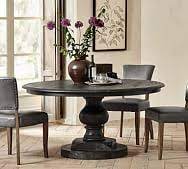 Round dining tables and rectangular dining tables. 54 Inch Round Pedestal Dining Table Pottery Barn