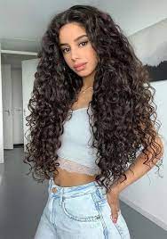 But girls who have the mellow and loose curls sometimes do not want to go for the entirely braided hairstyle, and that is why they should go for the curly hair with half up halo braid. Fantastic Long Curly Hairstyles Haircuts For Women In 2019 Beautiful Curly Hair Long Hair Styles Curly Hair Styles