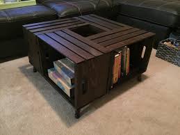 Dog crates have come a long way. My First And Probably Not My Last Wooden Crate Coffee Table Somethingimade