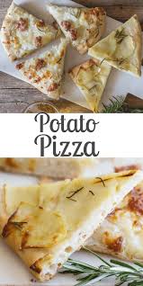 Authentic Italian Potato Pizza The Perfect Pizza Dough Is Made Into A Tasty Potato Pizza Done Two Different Ways Potato Pizza Recipe Recipes Italian Potatoes