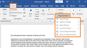 Cara Membuat Nomor Halaman Di Microsoft Word Untuk Pemula Cara Tutorial Terbaru