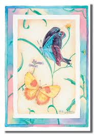The magic flyer ® flying butterfly can even fly out of napkins as they are being unfolded. Butterfly Birthday For Her Cards Box Of 12 Christianbook Com