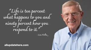 Lou Holtz Quotes On Leadership Teamwork Ability