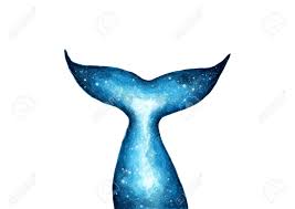 If you use the image, credit silhouettegarden.com as the source. Hand Painted Silhouette Of Whale Tail Fish Tail With Galaxy Stock Photo Picture And Royalty Free Image Image 105224028