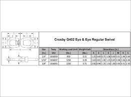 crosby alloy pear ring a341 tway lifting