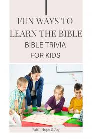 Every item on this page was chosen by a woman's day editor. Bible Trivia For Kids Faith Hope Joy