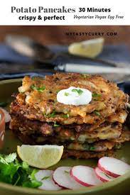 Potato Pancakes My Tasty Curry Recipe Recipes Indian Food Recipes Vegetarian Indian Food Recipes