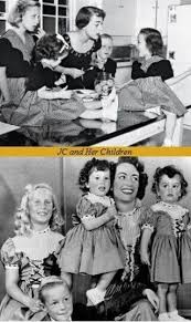 Joan With Her Adopted Children Cathy And Cynthia Crawford Were Born On January 13 1947 In Dyersburg Tennessee Cathy Movie Stars Adopting A Child Twin Girls
