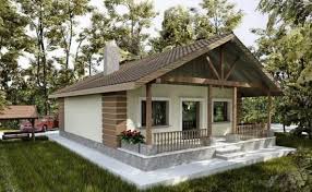 Proiect Casa Mica Cu 1 Camera Facade House Simple House Design Cob House