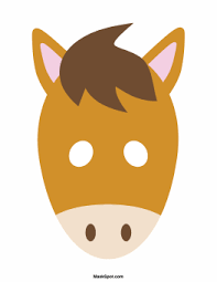 Horse Mask Template Horse Mask Animal Masks Animal Masks For Kids
