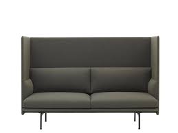 Skandinavische sofas couches online kaufen otto. Muuto Outline Highback Sofa Zweisitzer Stoff Fiord 961 Greyish Green Von Anderssen Voll 2018 Designermobel Von Smow De