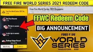 Free fire redeem codes are released on websites like facebook, reddit, and discord. New Redeem Code Free Fire Free Fire World Series 2021 Redeem Code Free Fire Free Fire New Event Youtube