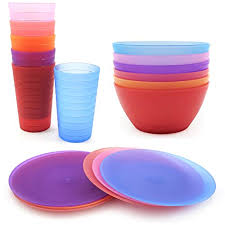 Jun 23, 2021 · 5. 18 Piece Plastic Dinnerware Set Unbreakable And Reusable Plastic Plates Plastic Bowls Plastic Tumblers Multicolor Pricepulse