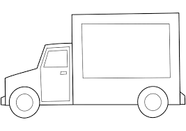 Image de camion a imprimer. Coloriage Dessin Simple De Camion Dessin Gratuit A Imprimer