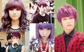 7 Vibrant K Pop Idol Hair Colors That Create A Beautiful Rainbow Hair Color Bright Hair Colors Bright Hair