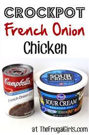 Pin By Robin Deutsch On Easy Crockpot Recipes French Onion Chicken Crockpot Recipes Crockpot Dishes