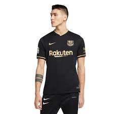 A gold squad number, swoosh and crest feature on the black shorts, while the word barça and a. Fc Barcelona 2020 21 Mens Away Jersey Black Xxl Rebel Sport