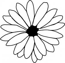 Traceable Flower Outlines Clipart Best Clipart Best Flower Outline Flower Clipart Coloring Pages