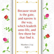 Matthew 7 14 Kjv Kjv Scripture Verses Scripture
