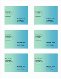 Print perfectly aligned labels with foxy labels. Shipping Labels Green Gradient Design 6 Per Page Works With Avery 5164