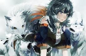Wolf And Girl Cupid Desktop Nexus Wallpapers Anime Wolf Girl Anime Wolf Anime Backgrounds Wallpapers