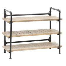 Check spelling or type a new query. Expressly Hubert Black Iron Pipe Shelving Unit With Mango Wood Shelves 36 L X 16 W X 30 H