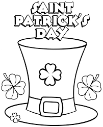 Patrick's day coloring pages for kids. St Patrick S Day Coloring Page Sheet Topcoloringpages Net