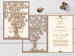 Nach einer unvergesslichen hochzeitsfeier mit allen geladenen gästen, liegt es am brautpaar, sich für die glückwünsche und hochzeitsgeschenke. Hochzeitseinladungen Baum Fur Eine Romantische Hochzeit