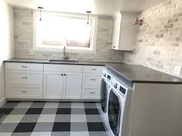 Buffalo Check Vinyl Flooring Kitchen Flooring Kitchen Remodel Vinyl Flooring