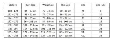 Inquisitive Sub Gear Wetsuit Size Chart 2019