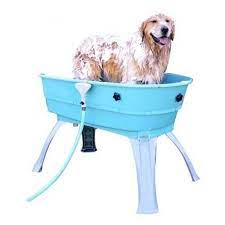 Large Portable Dog Bath Tub Puppy Wash Basin Pet Bathing Grooming Cleaning Dog Washing Station Dog Bath Tub Dog Bath