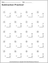 Welcome to our kindergarten subtraction worksheets page. Simple Subtraction Worksheets For Students And Teachers Pdf Format