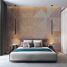 Turn your wall geometric with a coloured design in wood. Top 50 Best Textured Wall Ideas Decorative Interior Designs