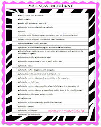Birthday Scavenger Hunt For Adults Teenage Birthday Party Mall Scavenger Hunt Moms Munchkins Birthday Party For Teens Teenage Birthday Party Birthday Party Activities