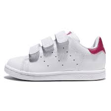 Details About Adidas Stan Smith Cf I White Pink Leather Infant Toddler Baby Shoes Bz0523