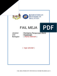Buku pengurusan ppki 2019 new pages 1 46 text version. Fail Meja Ppm