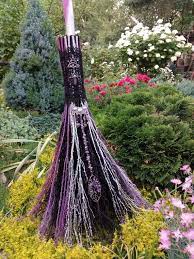 Amethyst Lavender Black And White Wedding Decor Wedding Etsy Wiccan Wedding Witchy Crafts Broom