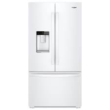 Optional icemaker kit conveniently attaches to most major brands. Whirlpool Counter Depth French Door Refrigerator White The Door