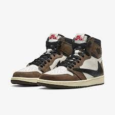 Cactus jack heel embossing, retro nike air tongue tags and mismatched insoles serve as additional branding details. Travis Scott X Air Jordan 1 High Og Cactus Jack Grailify