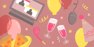 I know nothing can ever compare to actually clinking champagne glasses together in person, but yes, it's possible to throw a popping party online. Zoom Party Ideas To Make Virtual Parties Feel Fresh Again