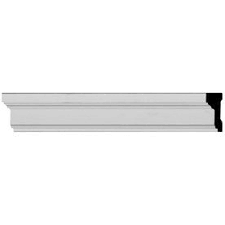 Flat, smooth surface that is uniform, dense and free of knots or grain patterns. Ekena Millwork 2 In X 7 875 Ft Primed Urethane Monique Chair Rail Moulding Chair Rail Moulding Chair Rail Ekena Millwork