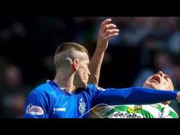 The former celtic defender said: Ryan Kent Punches Scott Brown In The Face Celtic 2 1 Rangers Youtube